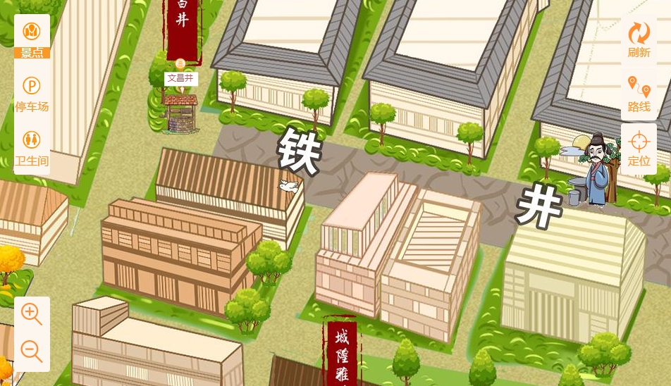 江山智慧景区：手绘地图与语音导览的完美融合