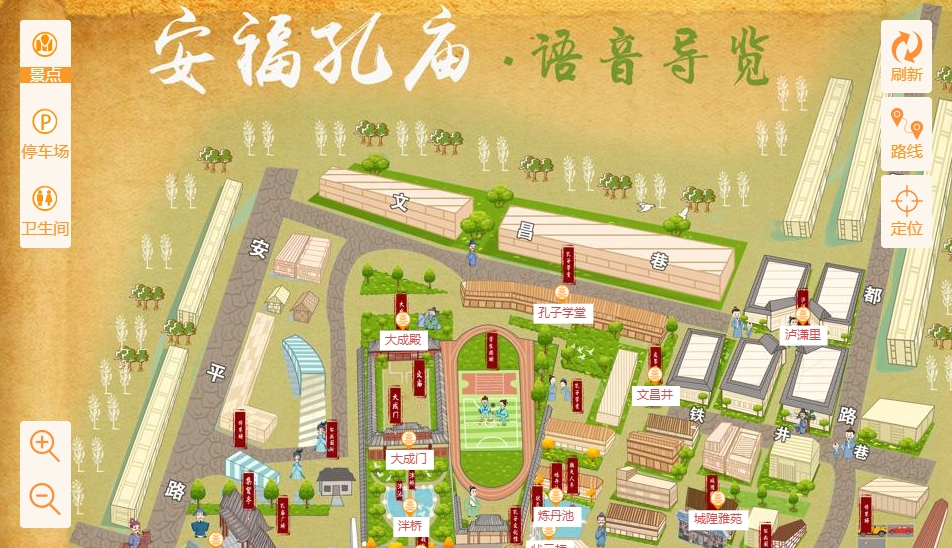 江山手绘地图：智慧景区智能化服务的延伸